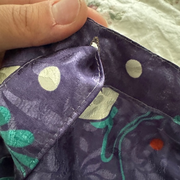 Silk sari wrap skirt - Picture 4 of 16